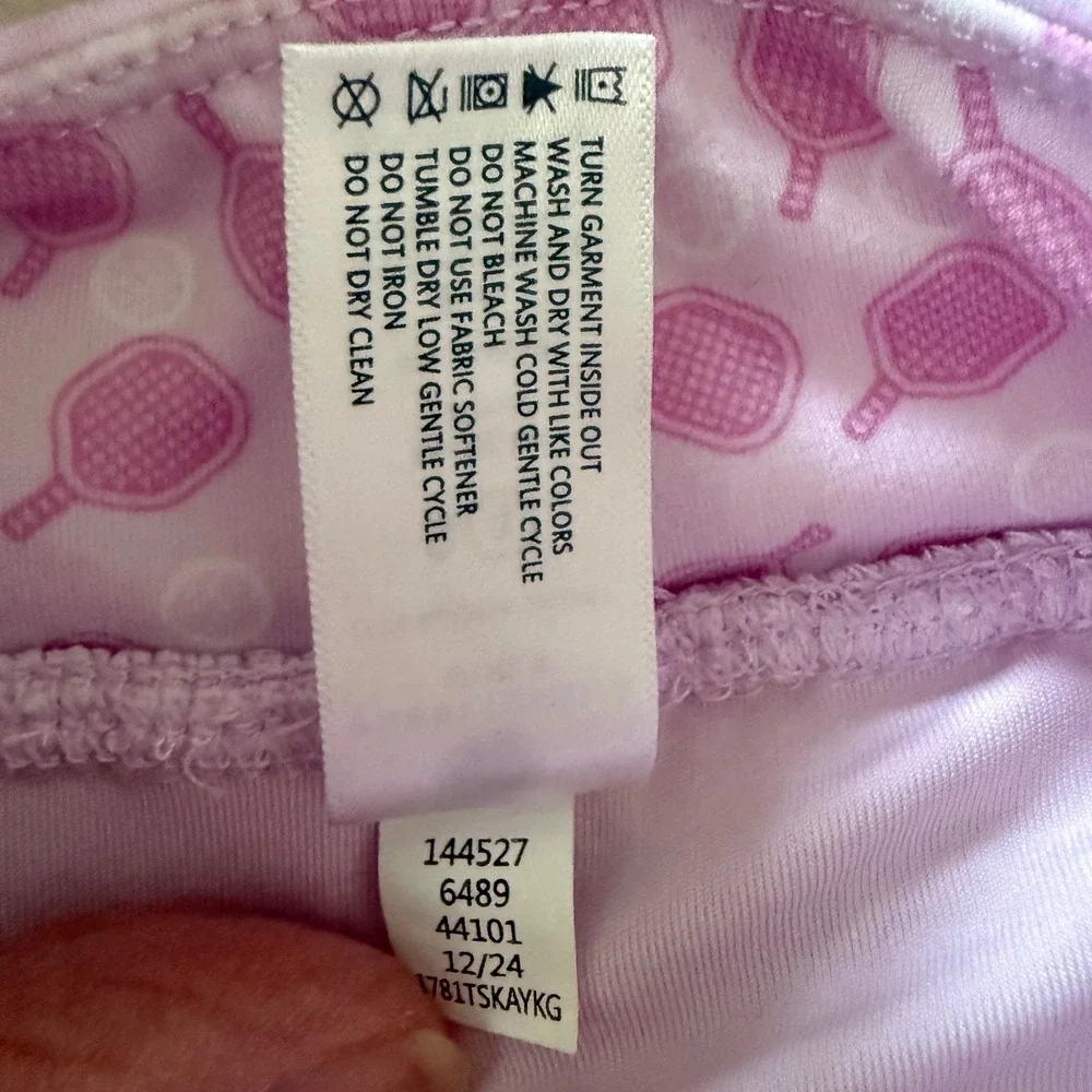 Yogalicious Girls Pink Tennis‎ Skort Set Size 4 Athletic Activewear Outfit